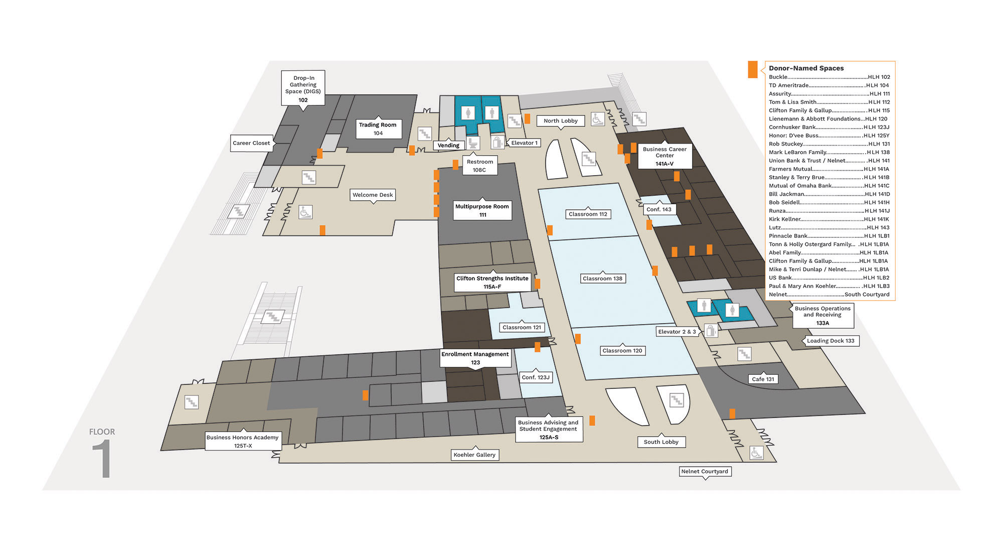 First Floor Map