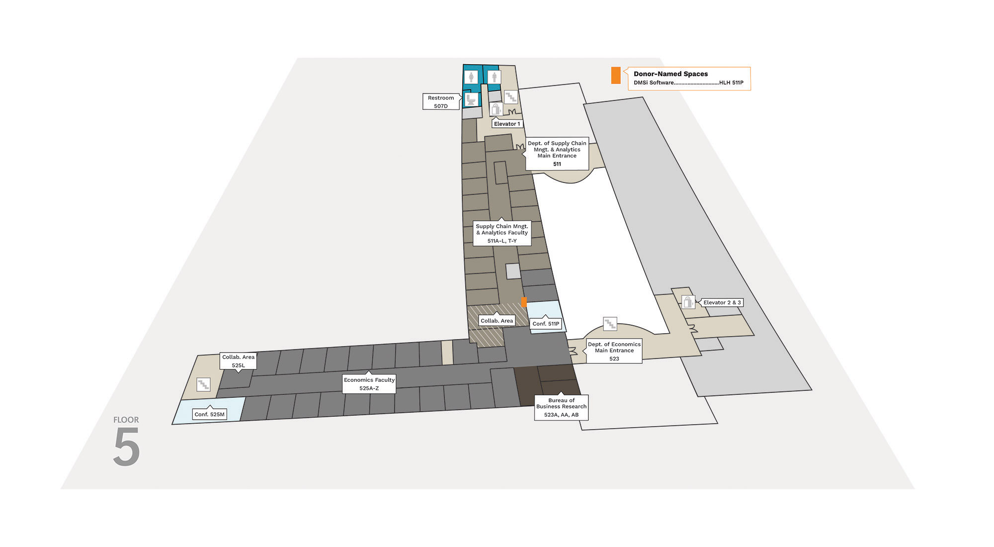 Fifth Floor Map