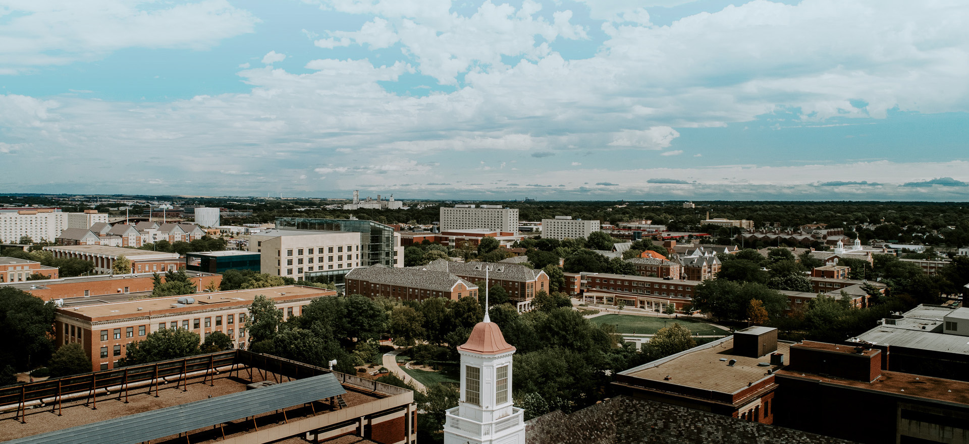 Aerial photo of UNL